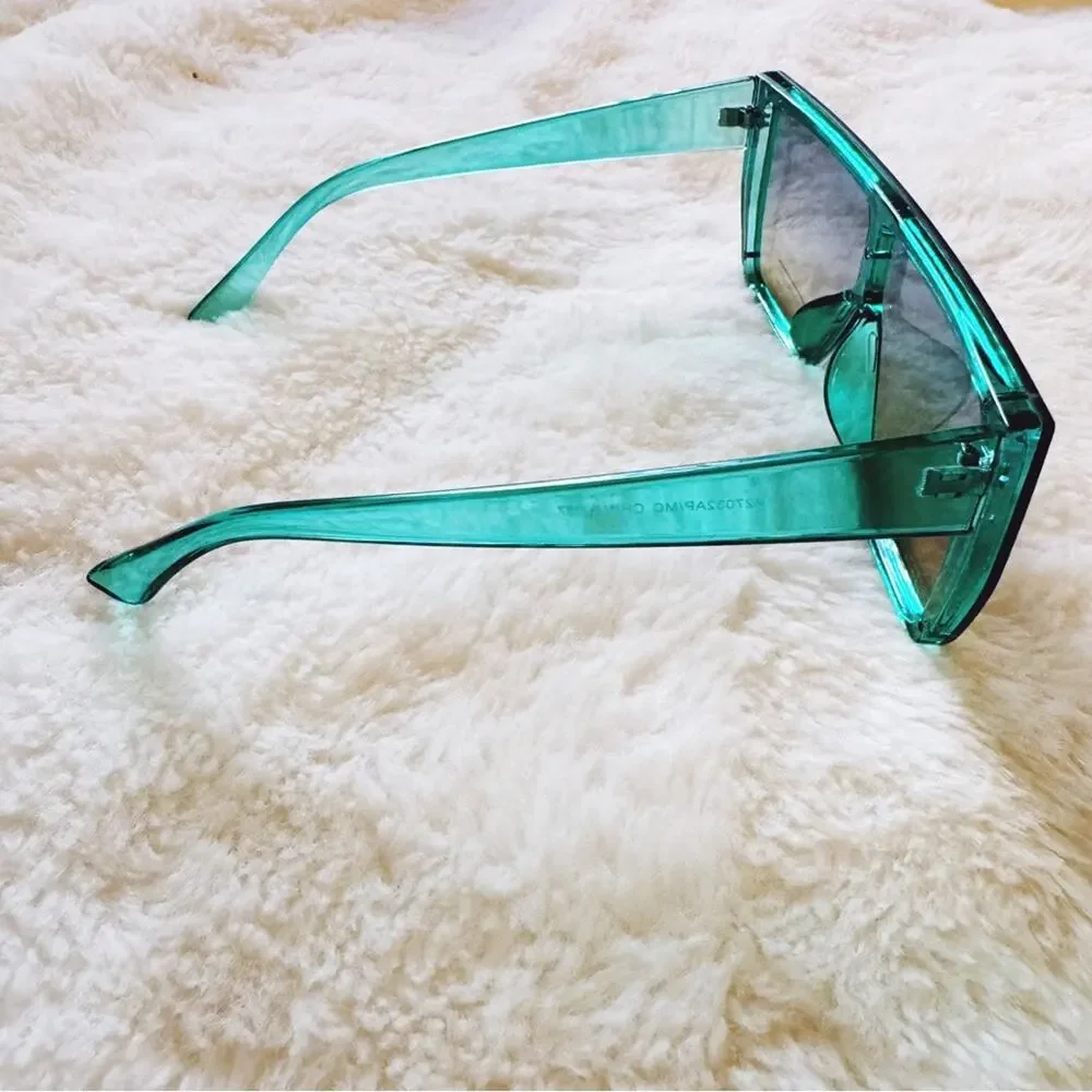 Greta Green Oversized Statement Sunglasses